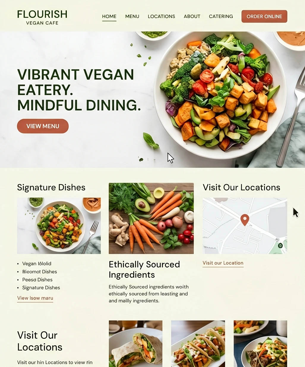 optimized website example web design